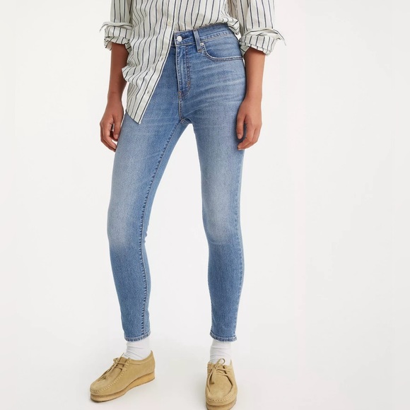 New! Levi's® Premium 721 HIGH RISE SKINNY PERFORMANCE COOL‎ WOMEN'S JEANS - Picture 5 of 10